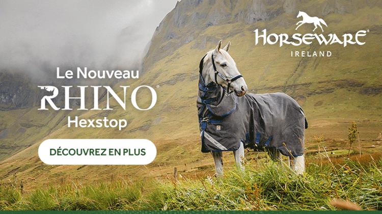 Horseware Rhino Hexstop Plus, la résistance de l’acier et la légèreté d’une plume !