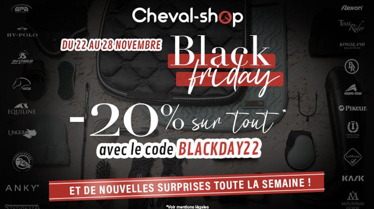 Black Friday chez Cheval-Shop : bons plans couvertures