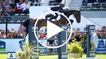 Avec Eros, Olivier Robert a participé à la Coupe des nations de La Baule dimanche.