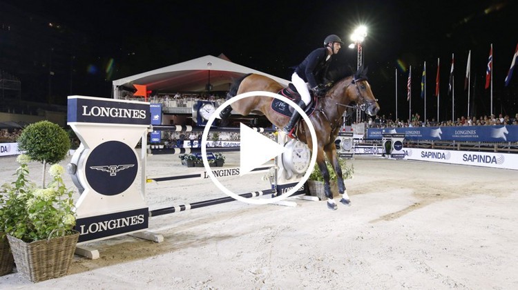 Kevin Staut a terminé troisième hier, dans le Grand Prix 5* de Monaco.