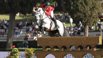 Grégory Wathelet et son meilleur cheval, MJT Nevados S.