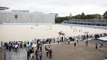 Voici à quoi devrait ressembler la piste principale du Parc équestre Baji Koen, où se tiendront les épreuves de dressage et de saut d’obstacles. Sur ces clichés datant de juillet 2019, il restait encore des travaux à conduire, mais le site est aujourd’hui fin prêt.