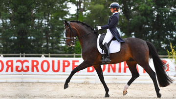 Morgan Barbançon Mestre et Sir Donnerhall II se sont classés quatrièmes, juste devant Maxime Collard et Cupido PB