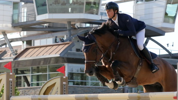 Ici à Valkenswaard avec Canto del Silenzio, Kevin Canavese a déjà participé à quelques belles épreuves.