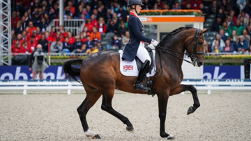 Mount St John Freestyle, ici aux championnats d’Europe de Rotterdam avec Charlotte Dujardin