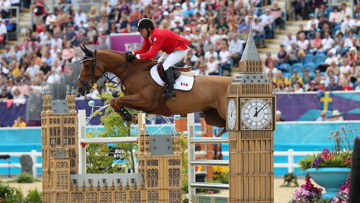 Derly Chin de Muze avec Éric Lamaze en 2012 à Londres.