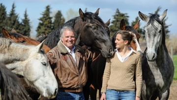 A la tête de l'élevage Massa, Anne-Sophie de la Gatinais et Sylvain Massa