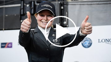 La Suédoise, Stephanie Holmen a damé le pion à tous les favoris dans le Grand Prix Coupe du monde Longines.