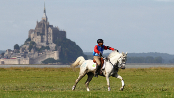 Tarek Taher competing at WEG 2014 in Caen , France