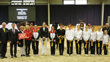 The prize giving ceremony