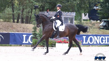 L’allemande Lia Welschof s’est imposée avec son cheval Don Windsor.