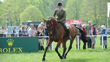 Katie Jerram, riding HM The Queen's Barber's Shop