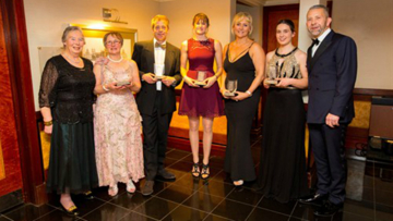 Jennie Loriston-Clarke, Janet Willis, Mark Beever, Georgie Thomas, Marcelle Tattersall, Elizabeth Killick and Chris Hewlett