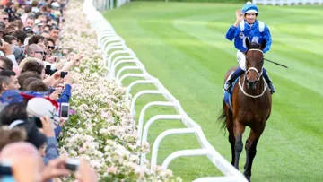 Winx parades in front of her adoring fans