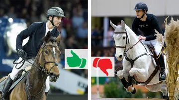 Sreve Guerdat and Sidney Dufresne