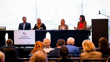 The Safe Sport - What's New to Know Panel at the 2020 US Equestrian Annual Meeting in West Palm Beach, Florida.