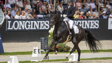 Germany’s Frederic Wandres and Zucchero won the 6-Year-Old title at the Longines FEI WBFSH Dressage World Breeding Championships for Young Horses 2019 in Ermelo yesterday.