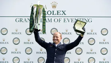 Sieg auf ganzer Linie: Michael Jung siegte als erster deutscher Reiter in Badminton und gewann zu den Rolex Grand Slam.
