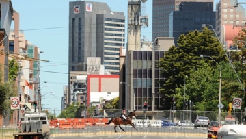 Australian International 3 Day Event where the spectacular Cross Country course weaves in and out of the city and its famous Park Lands