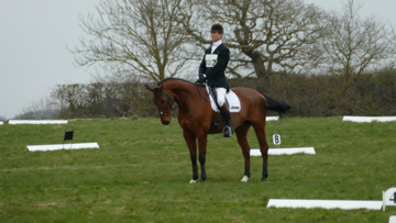 William Fox Pitt, Cool Mountain completes his first dressage test back in the saddle