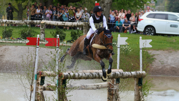 Micheal Jung jumps the New Pond oxer