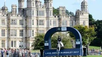 Oliver Townend & Ballaghmore Class  jump the last on way to winning