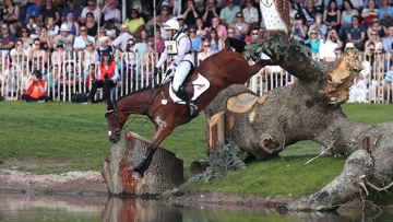 Gemma Tattersall with On The Brash at Badminton in 2018