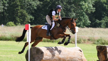 Piggy French scores on her first ride after getting married aboard Brookfield Innocent