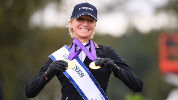 The ever-gracious Ingrid Klimke (GER) and her wonderful horse SAP Hale Bob OLD clinched both the team title for Germany as well as her second successive individual gold medal at the Longines FEI European Championships Luhmühlen