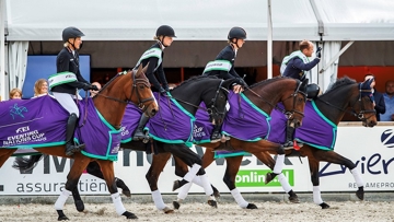 The legendary Michael Jung leads the German victory lap at the final leg of the FEI Eventing Nations Cup™ 2019 series in Boekelo, The Netherlands today where Switzerland claimed the sole qualifying spot on offer for the Tokyo 2020 Olympic Games.