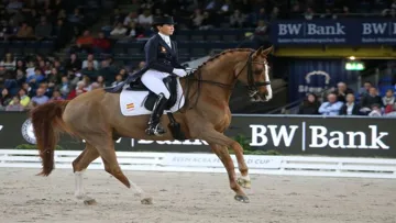 Freute sich über ihren Sieg: die Spanierin Beatriz Ferrer-Salat mit Delgado