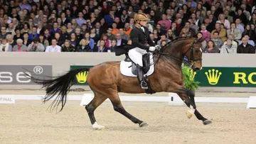 Isabell Werth's El Santo war im Jahr 2008 Sieger beim Nürnberger Burg-Pokal