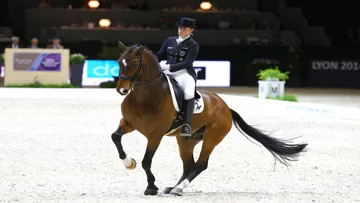 Isabell Werth's El Santo hat als junges Pferd den Louisdor-Preis gewonnen.