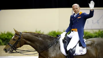 Hans-Peter Minderhoud siegte am Freitag im Weltcup Grand Prix.