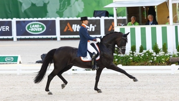 Edward Gal, Glocks Voice, competing at Caen< WEG, 2014