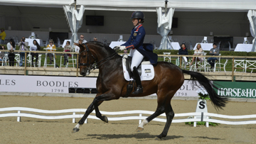 Charlotte and Mount St John Freestyle competing at Bolesworth International