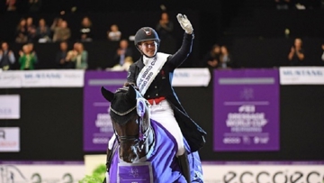 Denmark’s Cathrin Dufour and Bohemian stole all the limelight when winning the first leg of the FEI Dressage World Cup™ 2019/2020 Western European League on home ground in Herning (DEN) today.