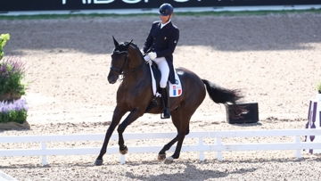 Arnaud Serre et Ultrablue de Massa ont été les troisièmes Tricolores à se présenter dans le Grand Prix.