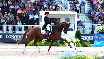 Isabell Werth a glané sa deuxième médaille d'or de ces JEM de Tryon!