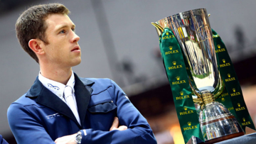 Scott Brash with the Geneve Trophy