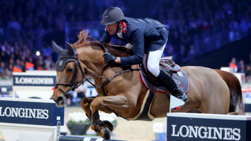 Kevin Staut Jumping in Paris Last Night