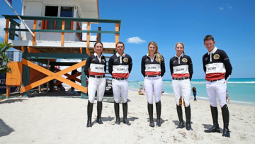 Scott Brash (far right) with the rest of  the Miami Glory team
