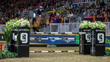 Nick Skelton and Big Star, second in Toronto