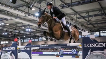 Great Britain’s Scott Brash and the super-mare Hello M’Lady scorched to victory at today’s fourth leg of the Longines FEI Jumping World Cup™ 2019/2020 Western European League in Verona, Italy.