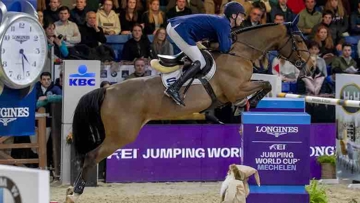 Germany’s Daniel Deusser stormed to victory with Killer Queen VDM at the ninth leg of the Longines FEI World Cup™ 2019/2020 Western European League at Mechelen in Belgium today.