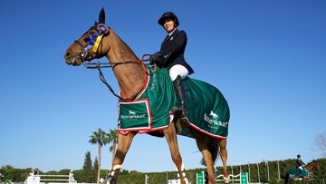 The Big Grand Prix class was sponsored by Horseware