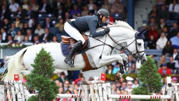 Grégory Wathelet et Corée, déjà vainqueurs du mythique Grand Prix d'Aix-la-Chapelle en juillet dernier