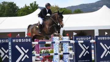 Grégory Cottard et Urhelia Lutterbach au Hubside Jumping.