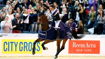 Corbinian avait remporté la finale Coupe du monde à Göteborg, en 2016, sous la selle de Steve Guerdat.