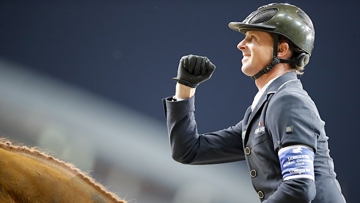 Ben Maher, lauréat de la saison treize du Longines Global Champions Tour.